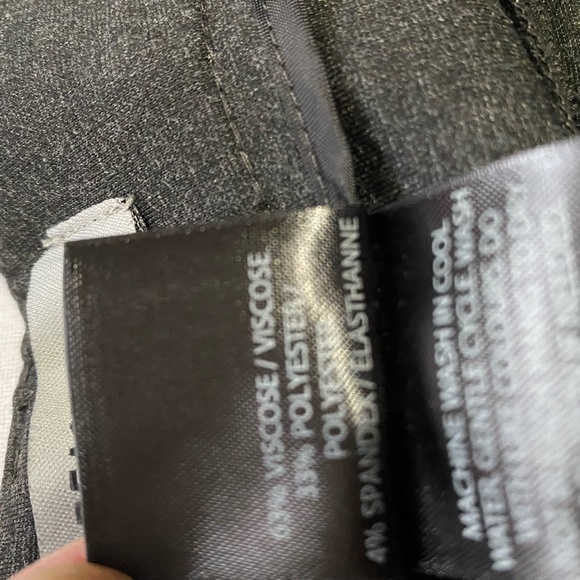 Kenneth Cole Womens Grey Soft Stretch Knit Office Casual Straight Leg Pant-Sz-14 - Picture 13 of 16